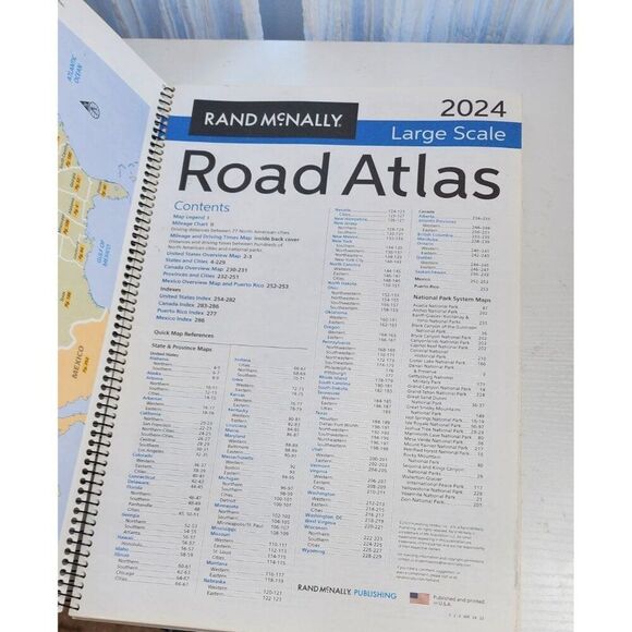 Rand McNally 100th Anniversary Edition Road Atlas, Large Scale - Picture 4 of 4